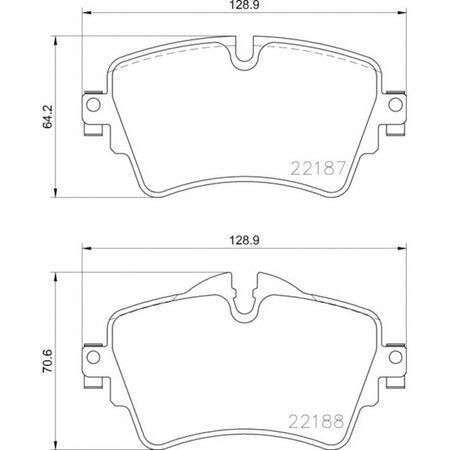 Pagid Brakes Disc Pad, 355023091 355023091